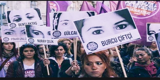 مظاهرات لوقف العنف ضد المرأة في تركيا