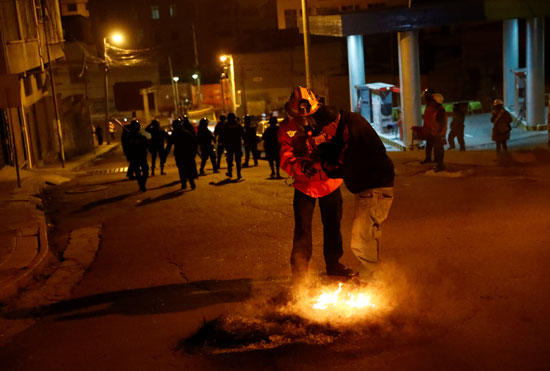 مظاهرات بوليفيا اندلعت قبل عدة أسابيع