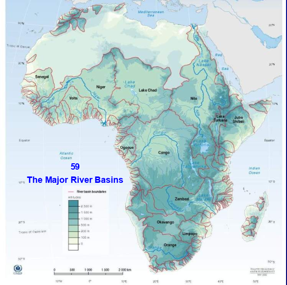 انهار القارة الافريقية