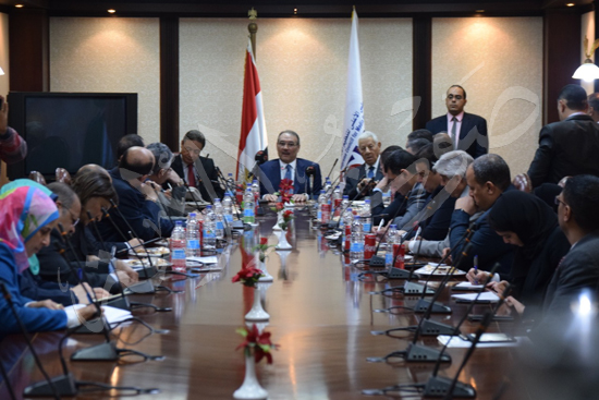السفير السعودي بالقاهرة يلتقي قيادات الصاحفة المصرية (7)