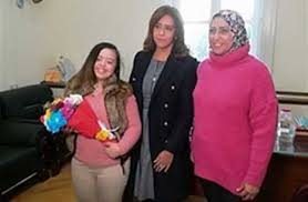 سوزان طلعت مع ابنتها سما رامى