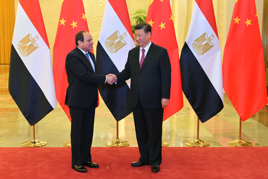 الرئيس عبد الفتاح السيسى والرئيس الصينى (2)