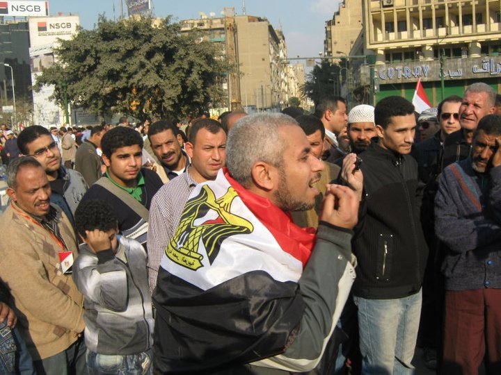 تامر جمال فى مظاهرات 2011