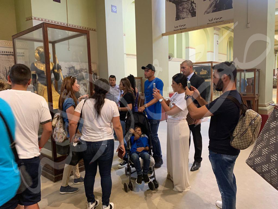 نافاس في زيارة المتحف المصري (1)