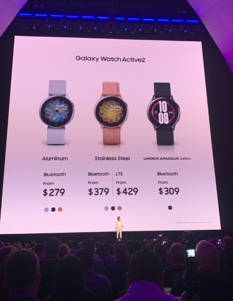 سعر ساعة Galaxy Watch Active 2 سعر ساعة Galaxy Watch Active 2