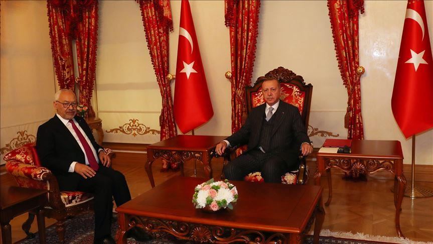 أردوغان والغنوشي في اسطنبول