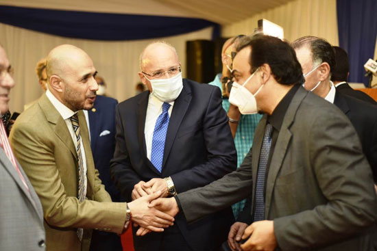 افتتاح دار العزل الصحى لمستشفى سعاد كفافى بجامعة مصر للعلوم والتكنولوجيا (11)