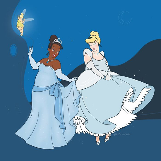 Cinderella And Tiana