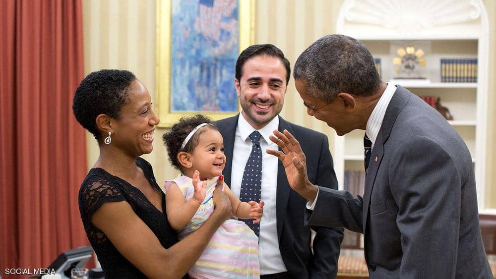 باراك أوباما وعائلة ماهر بيطار
