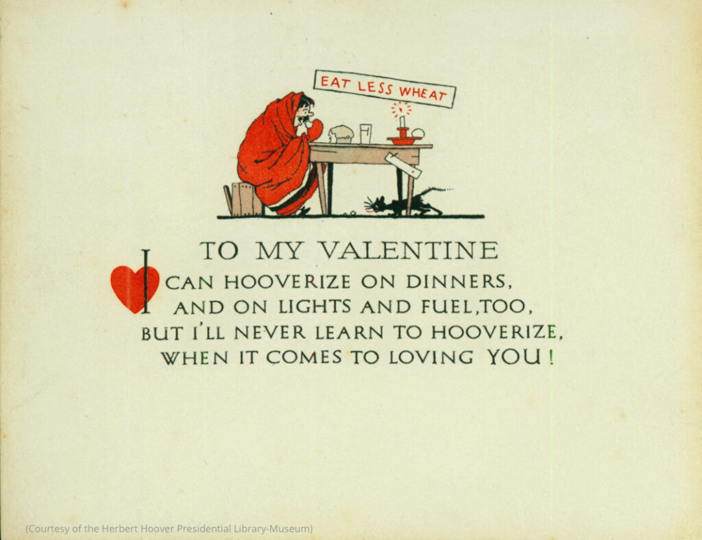 بطاقة عيد الحب 1918