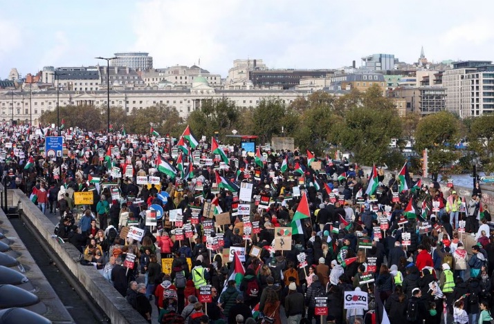 مظاهرات لدعم غزة 2