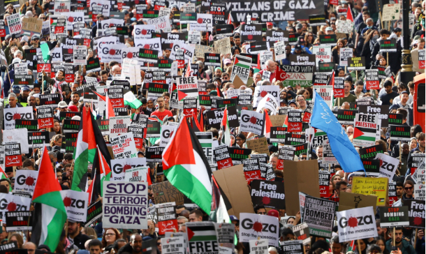 مظاهرات لدعم غزة 3
