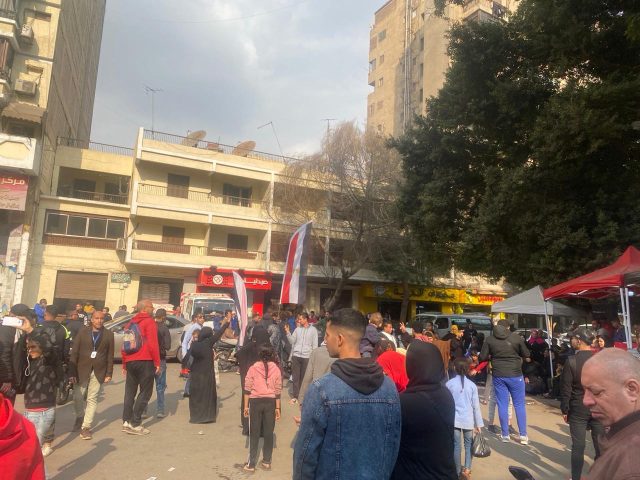 تزايد الإقبال فى العجوزة
