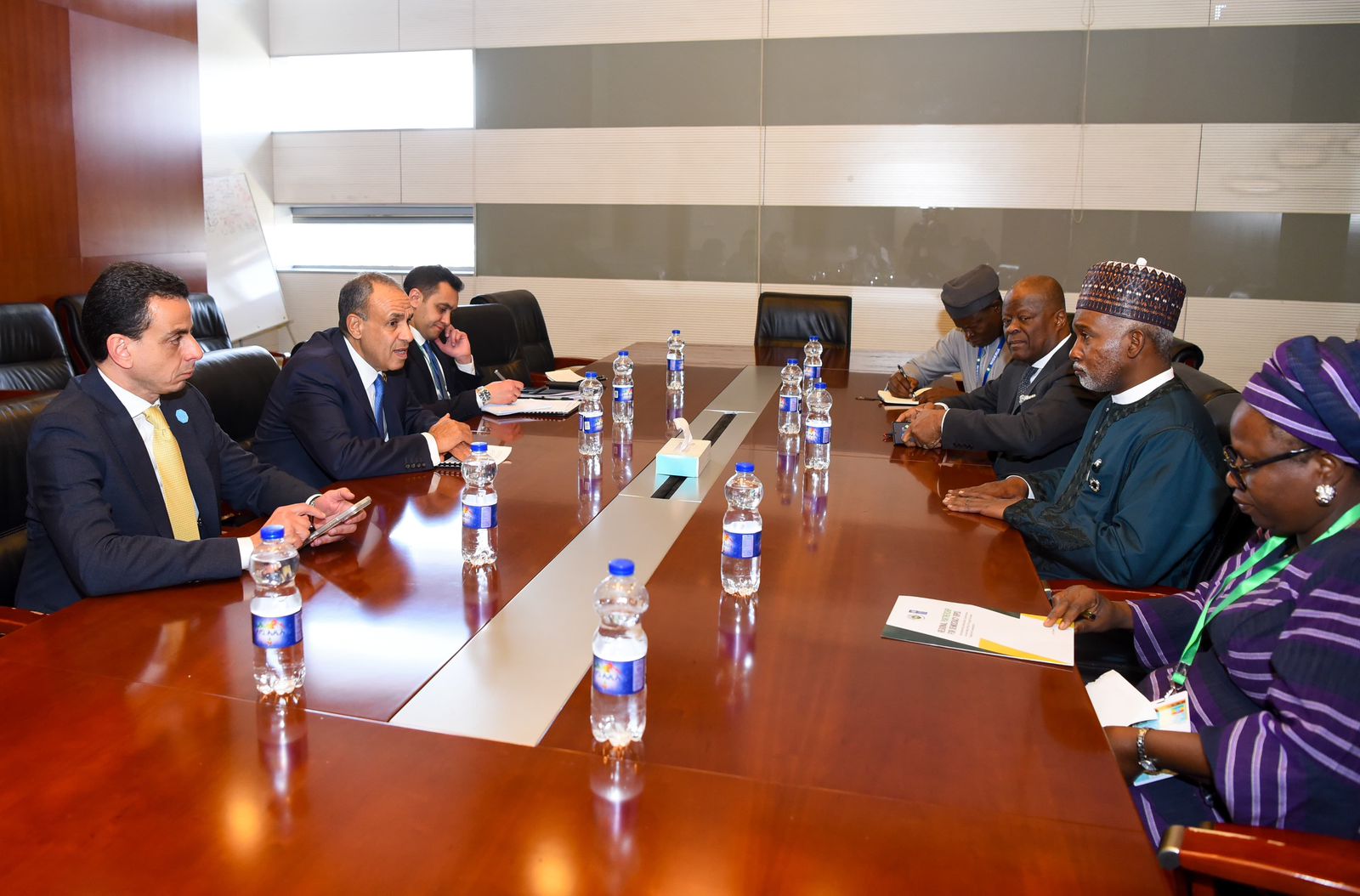 بدر عبد العاطي ويوسف توجار وزير خارجية نيجيريا بدر عبد العاطي ويوسف توجار وزير خارجية نيجيريا