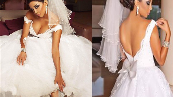 رولا بيموت تنشر صورتها بفستان الزفاف الأبيض  