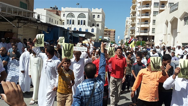 مسيرات لأنصار الإرهابية في الشرقية  للمطالبة بعودة المعزول 
