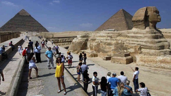 ٨.٢٪ زيادة فى عدد السائحين  الوافدين لمصر خلال 6 اشهر  