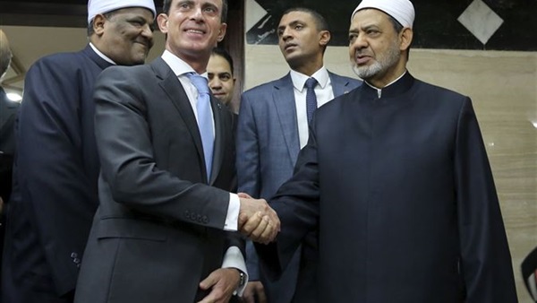 الطيب يستقبل رئيس الوزراء الفرنسى بمشيخة الأزهر الطيب يستقبل رئيس الوزراء الفرنسى بمشيخة الأزهر