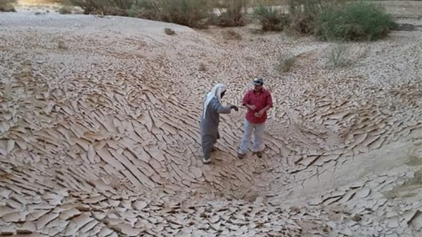 اكتشاف تجمع لمياه الأمطار يسع 13 مليون متر بوسط سيناء  