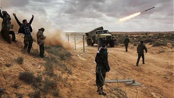 معارك عنيفة تدور بين الجيش الليبى وميليشيات صبراته بليبيا الأن معارك عنيفة تدور بين الجيش الليبى وميليشيات صبراته بليبيا الأن