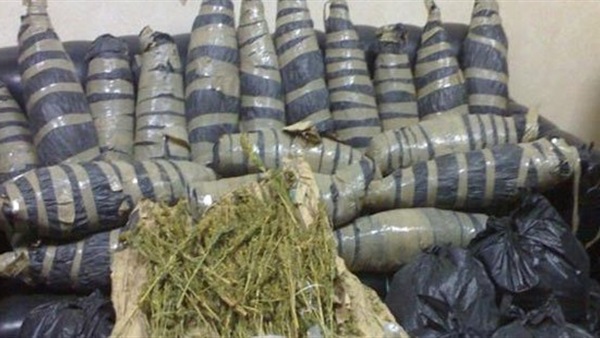 القبض على فلاح بحوزته 10 كيلو بانجو فى بنى سويف