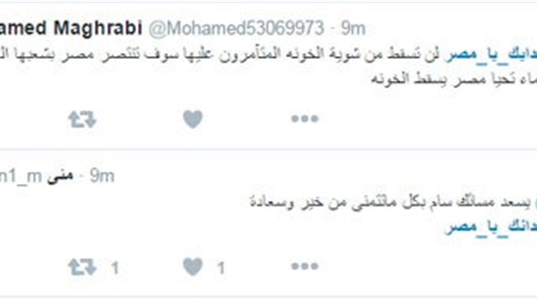 نشطاء يدشنون هاشتاج "متحدون ضد أعدائك يا مصر" 