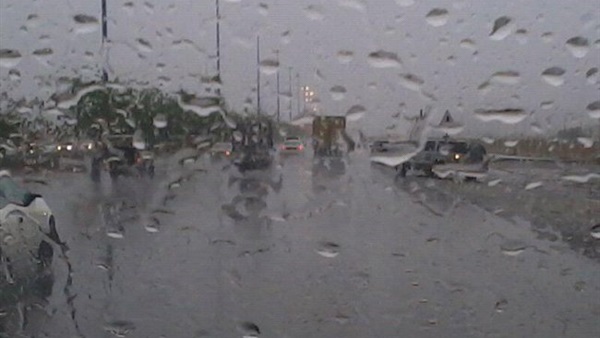 هطول أمطار غزيرة على معظم أنحاء محافظة الشرقية