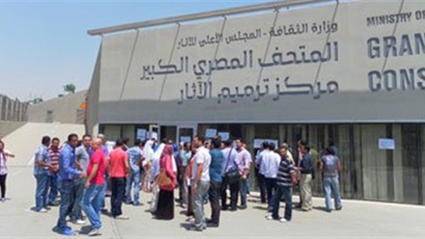 المتحف الكبير يستقبل «بادي باي» الحجرية من المخزن المتحفي المتحف الكبير يستقبل «بادي باي» الحجرية من المخزن المتحفي