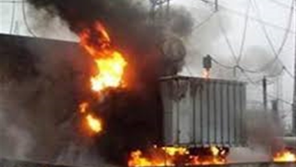 اندلاع حريق هائل في غرفة محول كهرباء بالإسكندرية