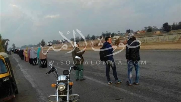 بالصور.. سلاسل بشرية لعناصر «الإرهابية» فى الشرقية