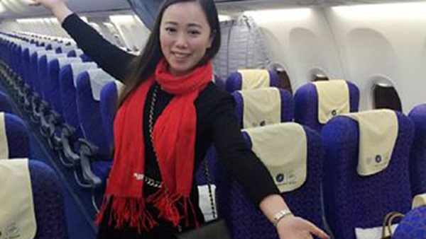 بالصور.. صينية تكتشف أنها الراكبة الوحيدة على متن الطائرة