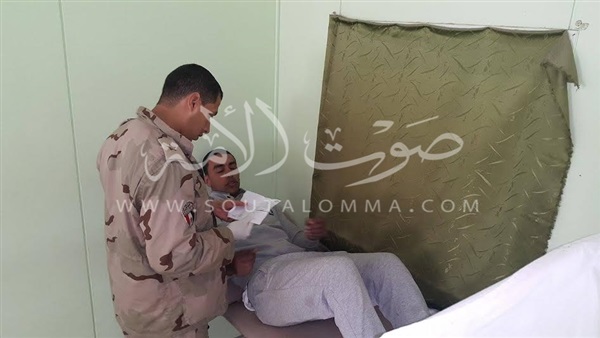 بالصور.. القوات المسلحة تسير قافلة طبية بمستشفى بئر العبد