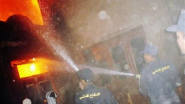 الحماية المدنية بالإسكندرية تسيطر علي حريق غرب المدينة 