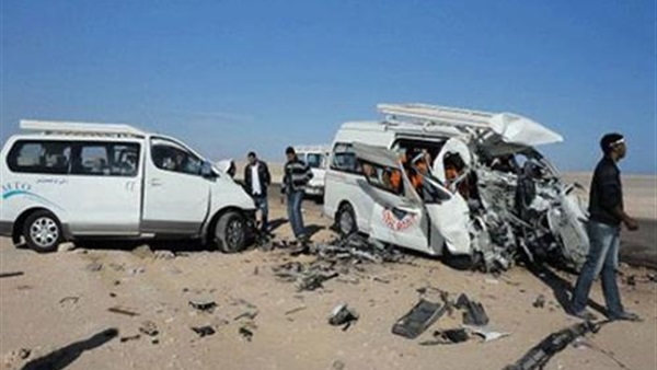 مصرع وإصابة 18 شخصًا فى حادث تصادم بالبحيرة مصرع وإصابة 18 شخصًا فى حادث تصادم بالبحيرة