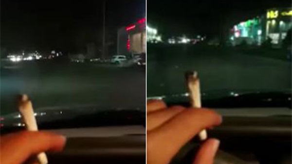 بالفيديو.. القبض على رجل أمن دخن سيجارة حشيش داخل دورية أمنية بالفيديو.. القبض على رجل أمن دخن سيجارة حشيش داخل دورية أمنية