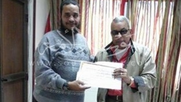 بالصور.. تكريم المخترع البورسعيدي مصمم محاور ميدان الجامع ببورفؤاد 