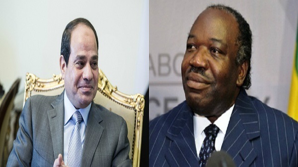 بدء جلسة المباحثات بين السيسي ونظيره الجابوني بدء جلسة المباحثات بين السيسي ونظيره الجابوني