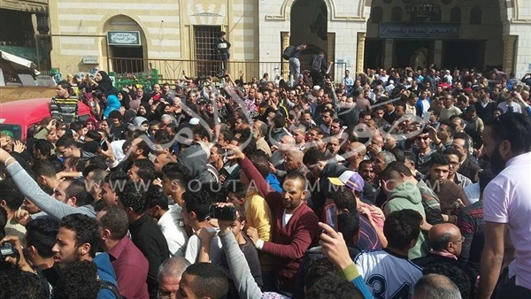 دفن ضحية رقيب الشرطة بالدرب الاحمر 