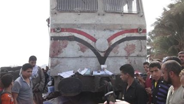 مصرع سيدة تحت عجلات قطارقنا مصرع سيدة تحت عجلات قطارقنا