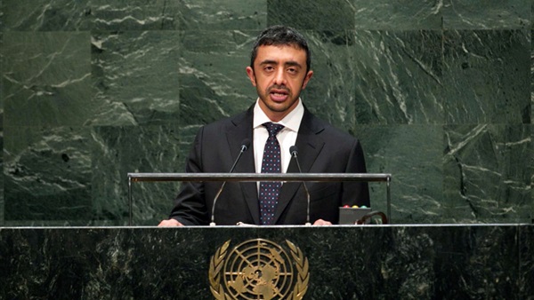 وزير خارجية الإمارات يدعو العالم لدعم مصر ضد الإرهاب وزير خارجية الإمارات يدعو العالم لدعم مصر ضد الإرهاب