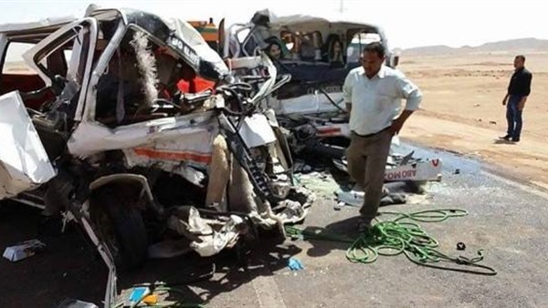 إرتفاع عدد قتلى حادث تصادم الشرقية إلى 6 وإصابة 12 بكسور متفرقة إرتفاع عدد قتلى حادث تصادم الشرقية إلى 6 وإصابة 12 بكسور متفرقة