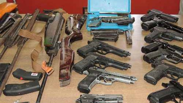  ضبط 20 قطعة سلاح غير مرخص فى سوهاج