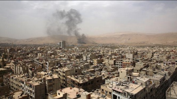 «سانا»: سقوط قذائف على مناطق مدنية بدمشق «سانا»: سقوط قذائف على مناطق مدنية بدمشق