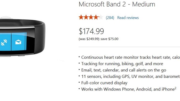«مايكروسوفت» تطرح سوار «Microsoft Band 2» بسعر 175 دولار «مايكروسوفت» تطرح سوار «Microsoft Band 2» بسعر 175 دولار
