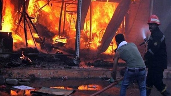 إخماد حريق هائل فى مصنع بمنطقة «أبو رواش» بالجيزة إخماد حريق هائل فى مصنع بمنطقة «أبو رواش» بالجيزة