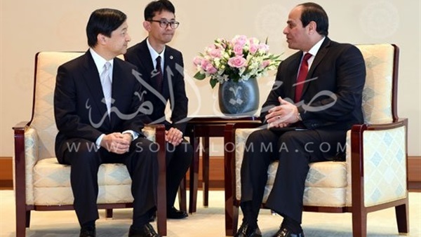 «ناروهيتو» لـ«السيسي»: نعتز بتنمية العلاقات مع مصر