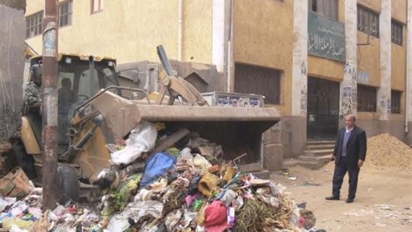 رئيس مدينة شبين القناطر:رفع 150 طن مخلفات وقمامة 