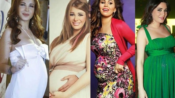 بالصور.. جميلات الفن أثناء الحمل 