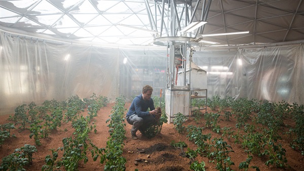 زراعة محاصيل غذائية على تربة تحاكي سطح المريخ
