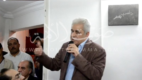 بالصور.. «صباحى» من بنها : نسعا لتداول السلطة فى مصر بالصور.. «صباحى» من بنها : نسعا لتداول السلطة فى مصر